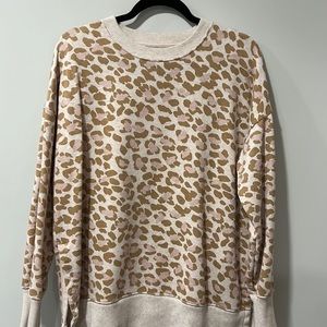 Aerie Cheetah Sweater, barely worn